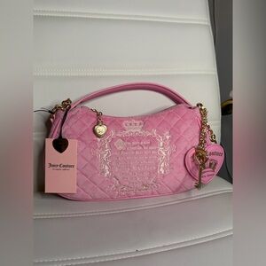 NWT Juicy Couture Viral Cherry Blossom Embroidered “Tale” Shoulder Bag